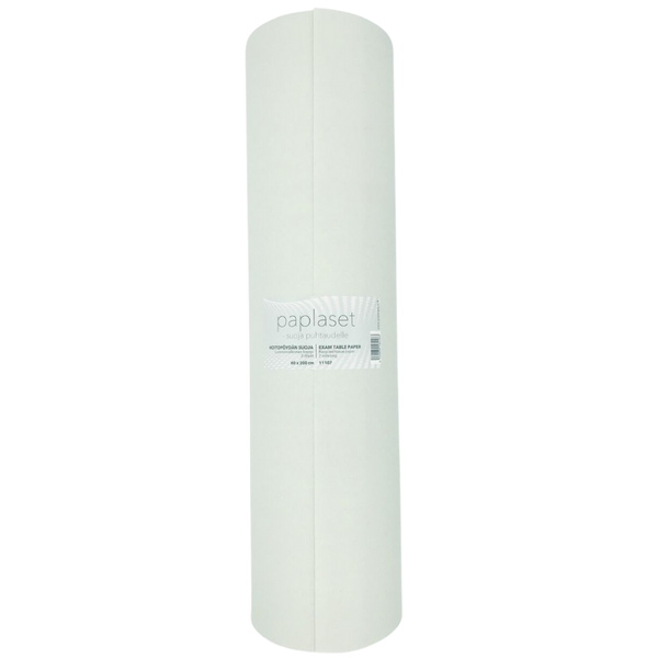 Hoitop&ouml;yd&auml;n suojapaperi luonnonvalkoinen 60 x 200 m/ 2 rll pkt